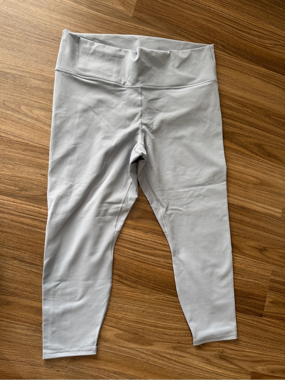 Fabletics Light Gray High-Waist Leggings